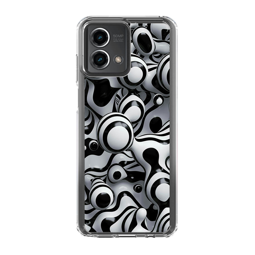 Abstract Art Black White Motorola Moto G Stylus 5G 2023 Case