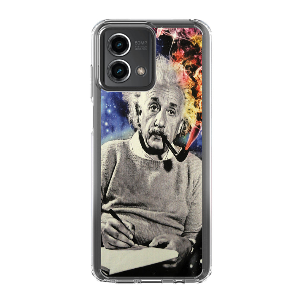 Albert Einstein Smoking Motorola Moto G Stylus 5G 2023 Case