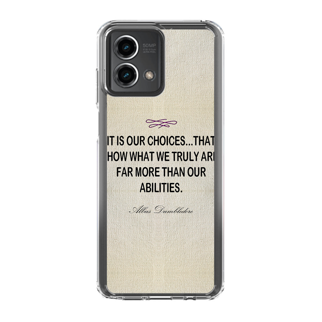 Albus Dumbledore Quote Motorola Moto G Stylus 5G 2023 Case