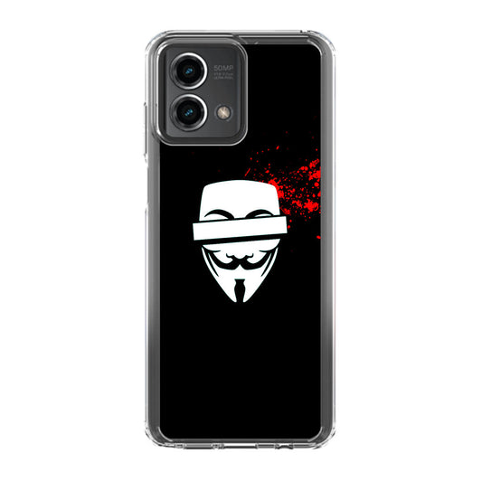 Anonymous Blood Splashes Motorola Moto G Stylus 5G 2023 Case