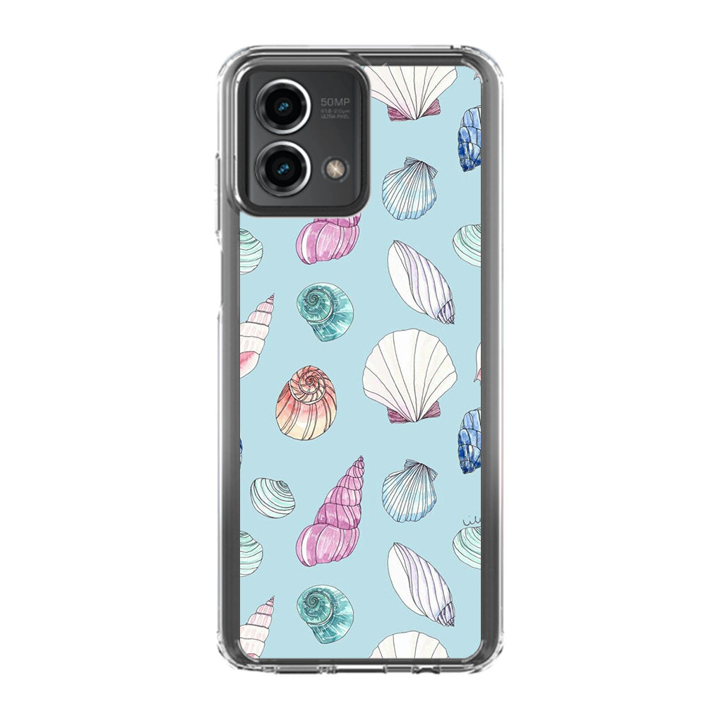 Beach Shells Pattern Motorola Moto G Stylus 5G 2023 Case