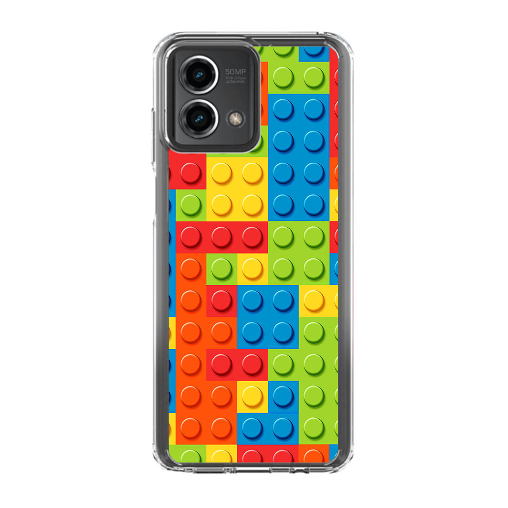 Blocks Rainbow Pattern Motorola Moto G Stylus 5G 2023 Case