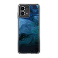 Blue Abstract Art Motorola Moto G Stylus 5G 2023 Case