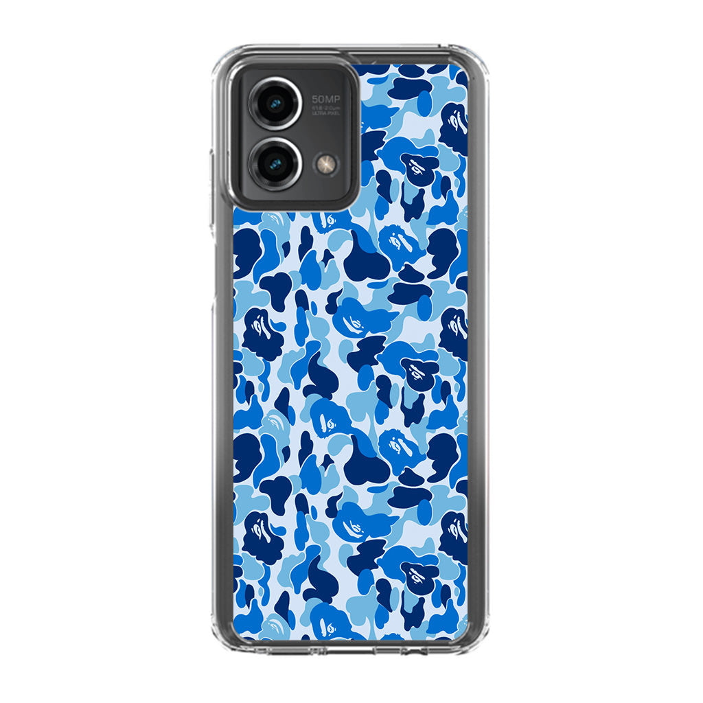 Blue Camo Motorola Moto G Stylus 5G 2023 Case