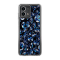 Blue Diamonds Pattern Motorola Moto G Stylus 5G 2023 Case