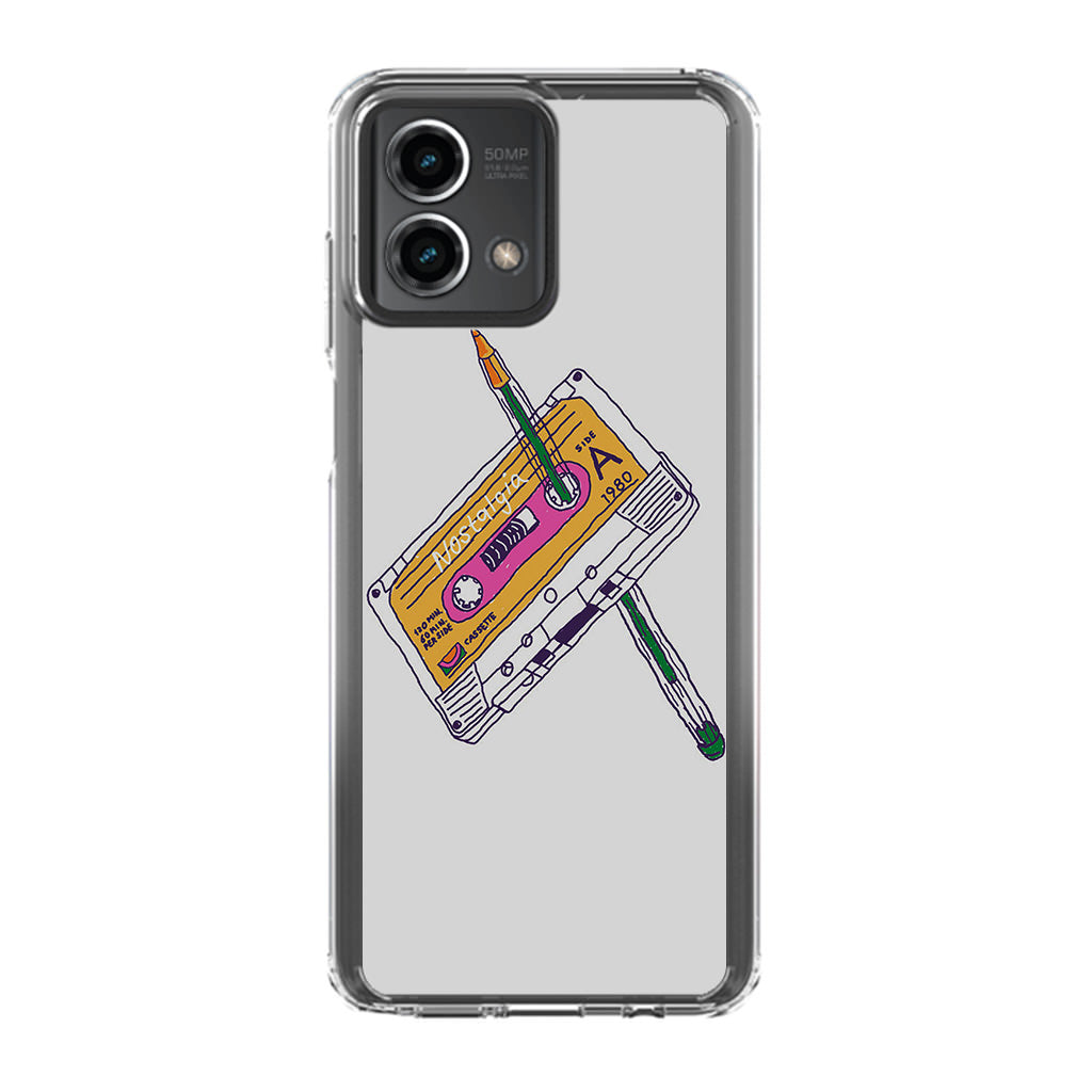 Cassete Tape Old Motorola Moto G Stylus 5G 2023 Case