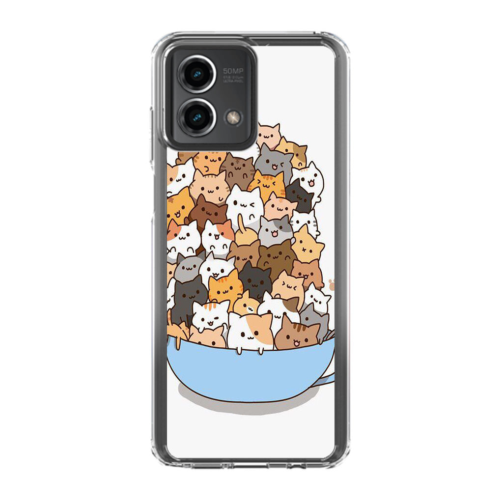 Cats on A Bowl Motorola Moto G Stylus 5G 2023 Case