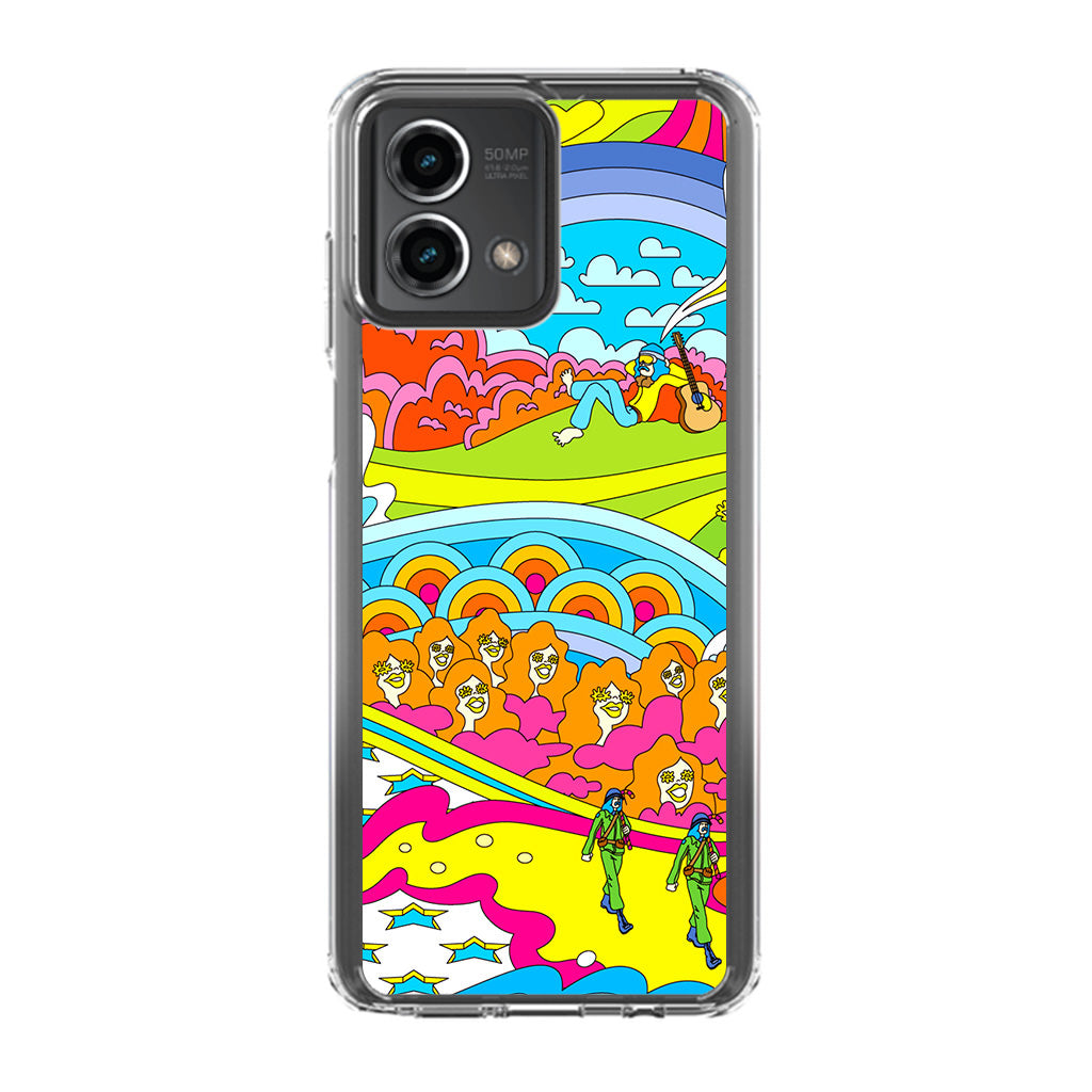 Colorful Doodle Motorola Moto G Stylus 5G 2023 Case