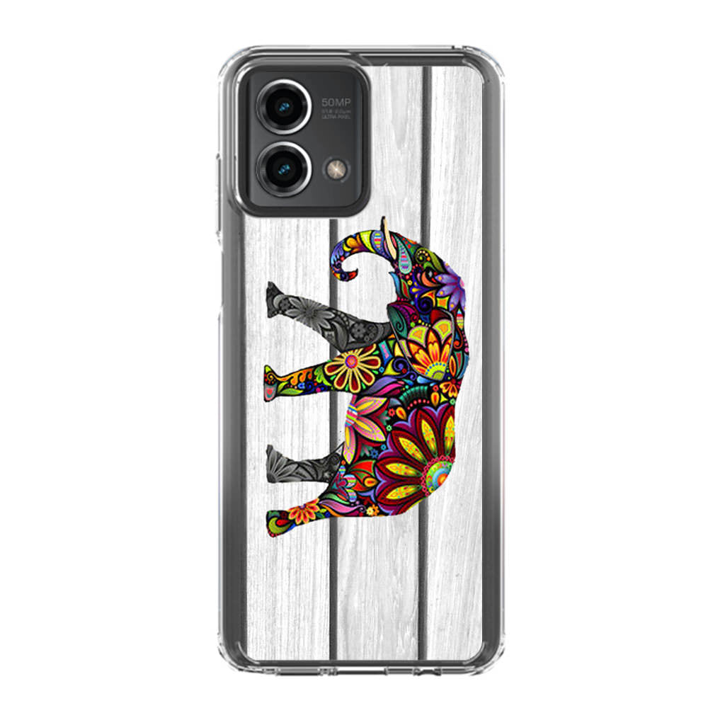 Colorful Elephant Flower Motorola Moto G Stylus 5G 2023 Case