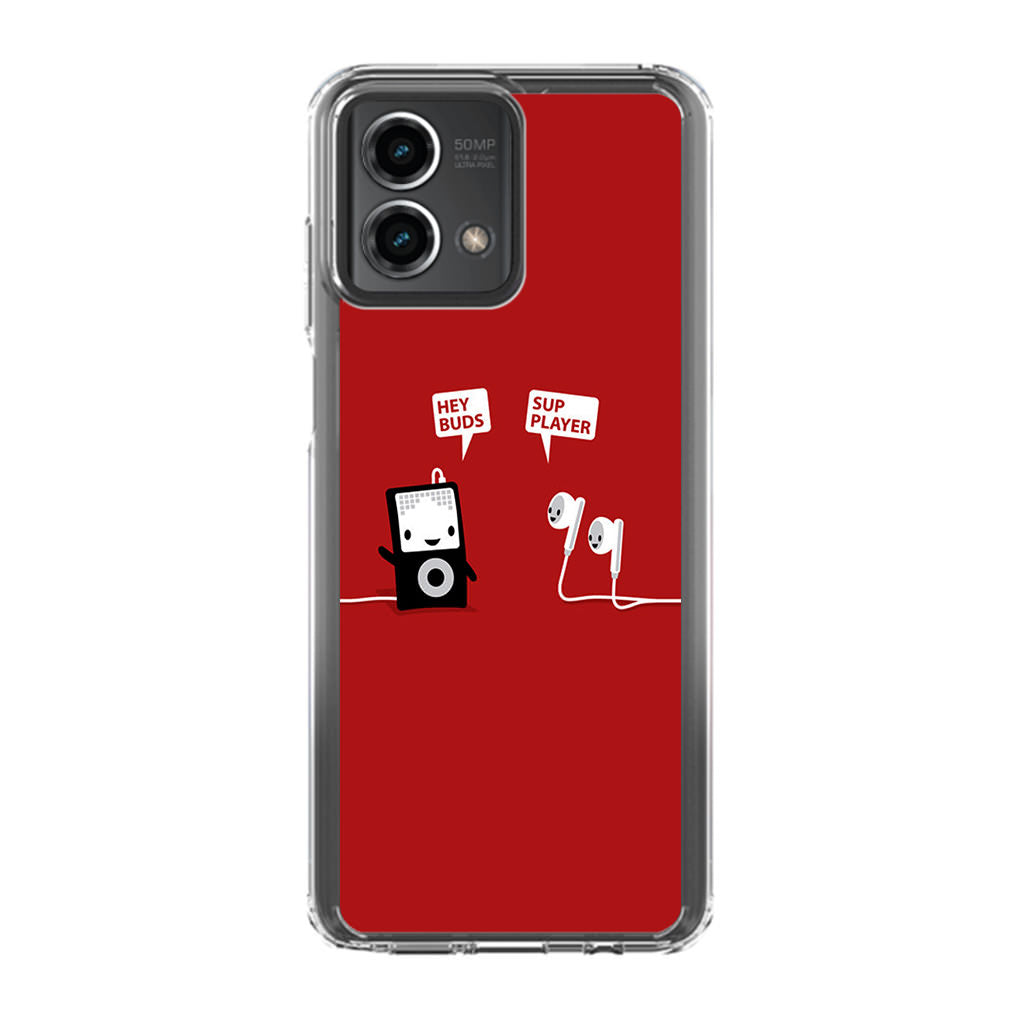 Funny Music Headphones Player Buds Motorola Moto G Stylus 5G 2023 Case
