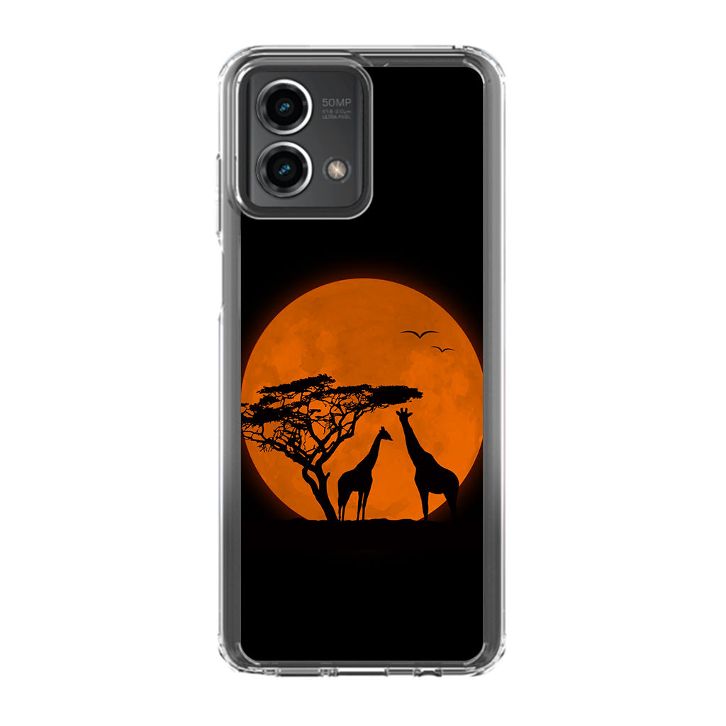 Giraffes Silhouette Motorola Moto G Stylus 5G 2023 Case