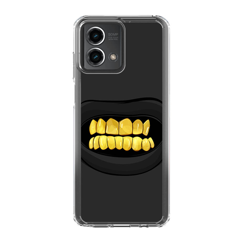 Gold Grillz Motorola Moto G Stylus 5G 2023 Case