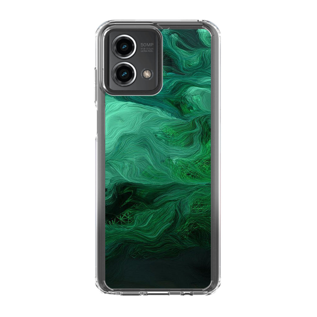 Green Abstract Art Motorola Moto G Stylus 5G 2023 Case