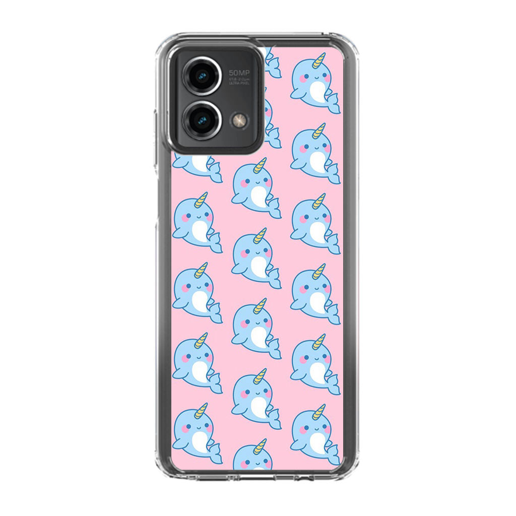 Horned Whales Pattern Motorola Moto G Stylus 5G 2023 Case