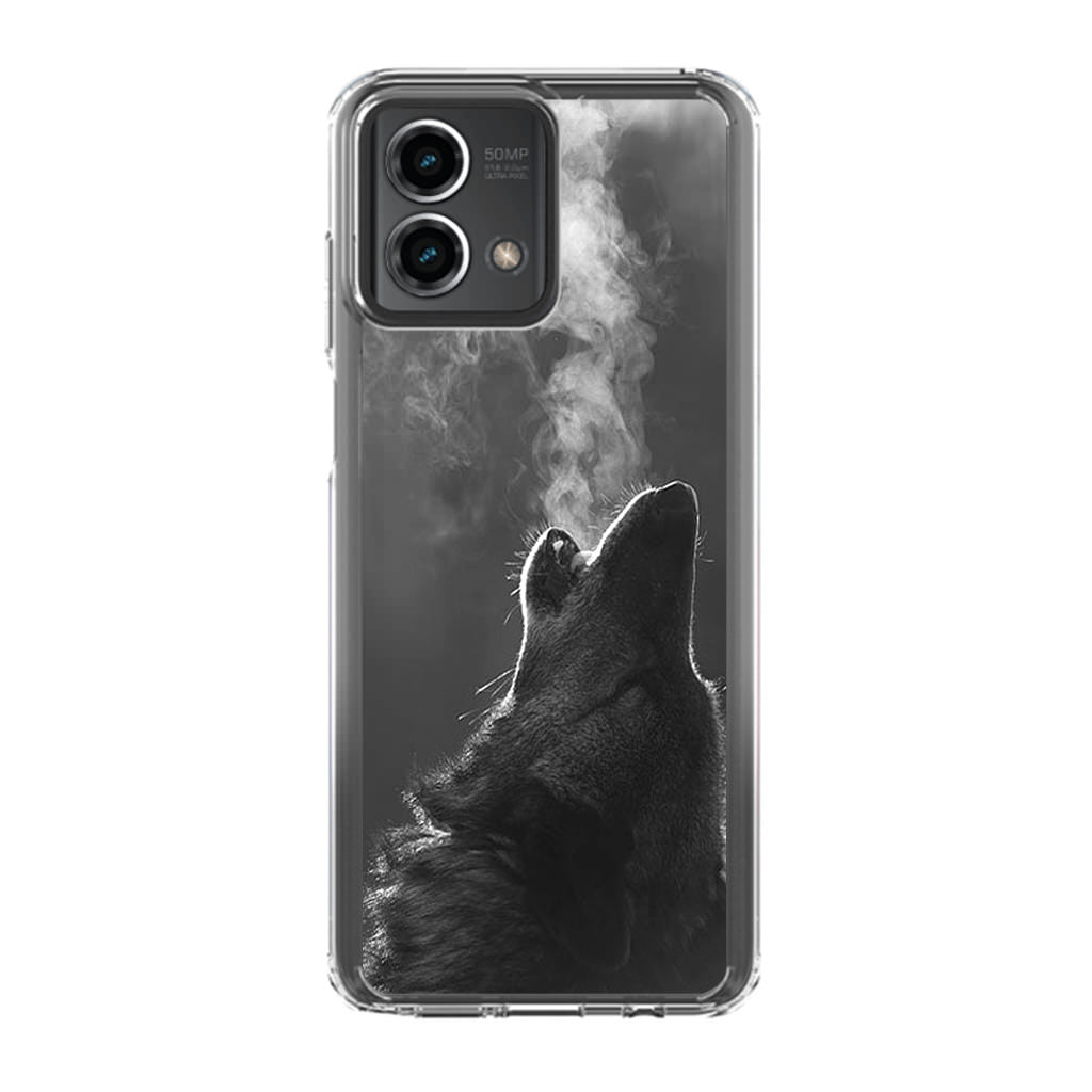 Howling Wolves Black and White Motorola Moto G Stylus 5G 2023 Case