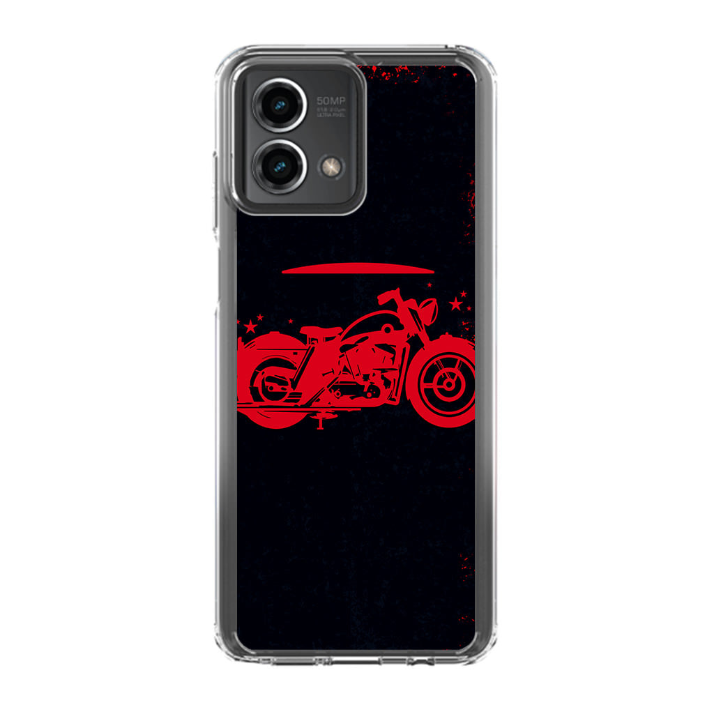 Motorcycle Red Art Motorola Moto G Stylus 5G 2023 Case