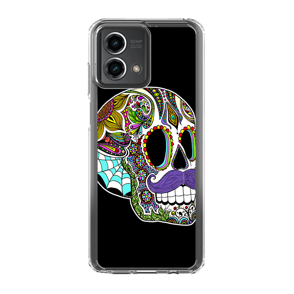 Mustache Sugar Skull Motorola Moto G Stylus 5G 2023 Case