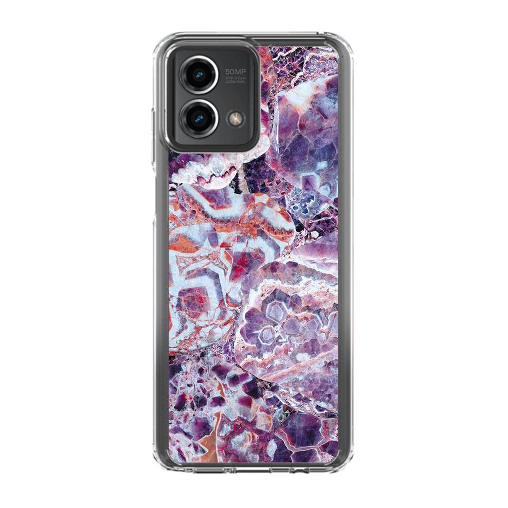 Purple Marble Motorola Moto G Stylus 5G 2023 Case