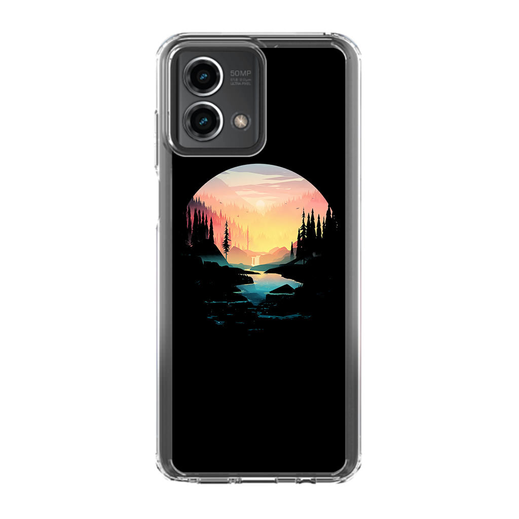 River Path at Dusk Motorola Moto G Stylus 5G 2023 Case