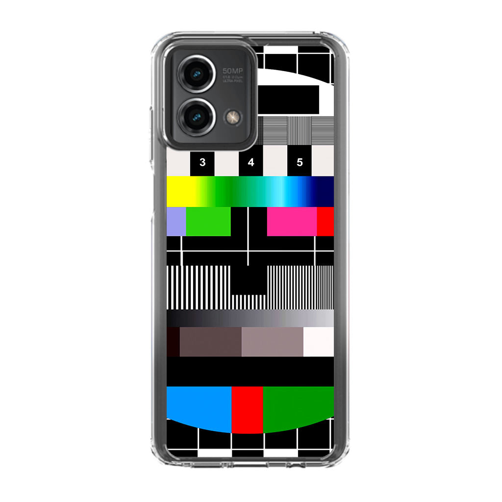 Scheme Pause TV Colorful Mesh Motorola Moto G Stylus 5G 2023 Case