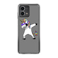 Unicorn Dabbing Grey Motorola Moto G Stylus 5G 2023 Case