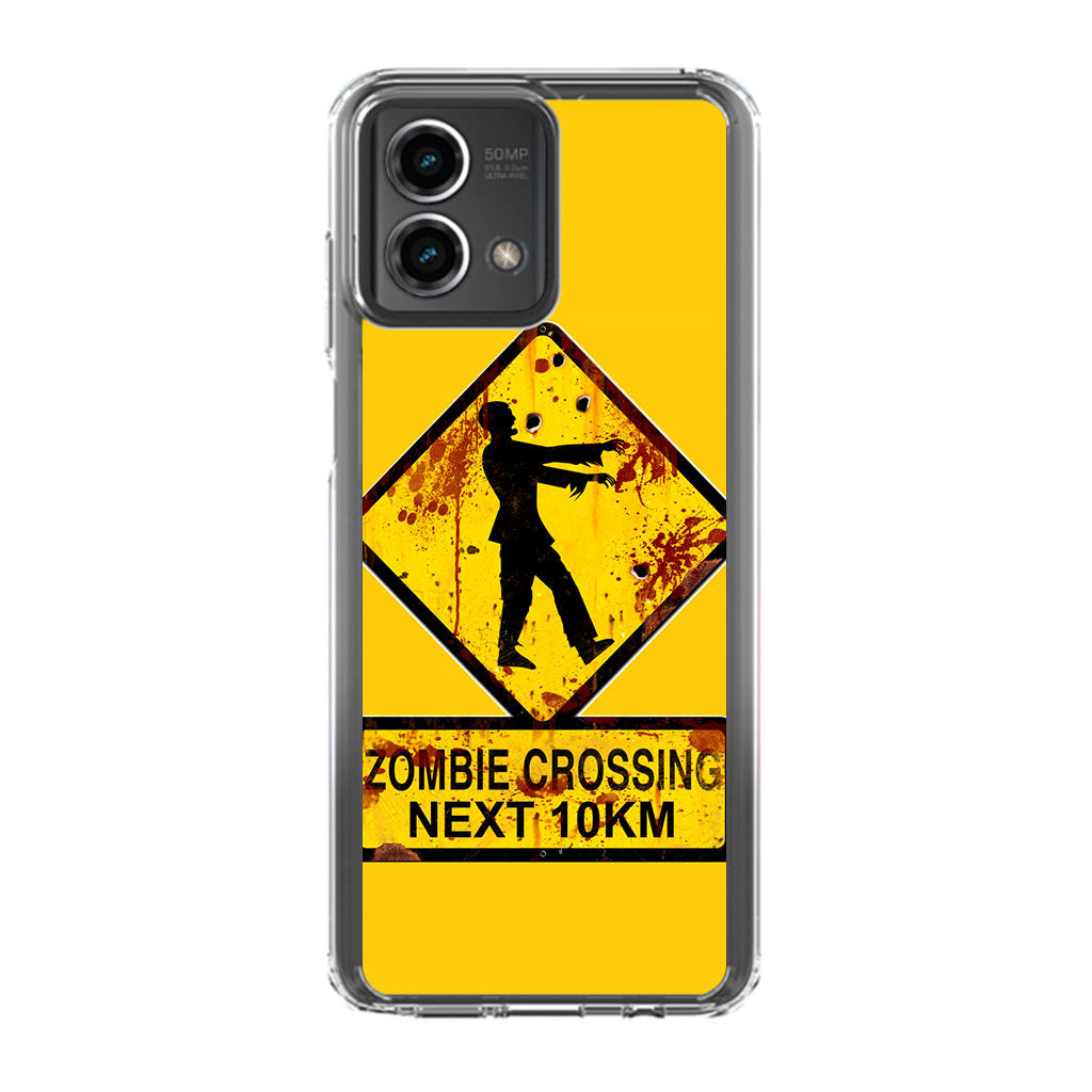 Zombie Crossing Sign Motorola Moto G Stylus 5G 2023 Case