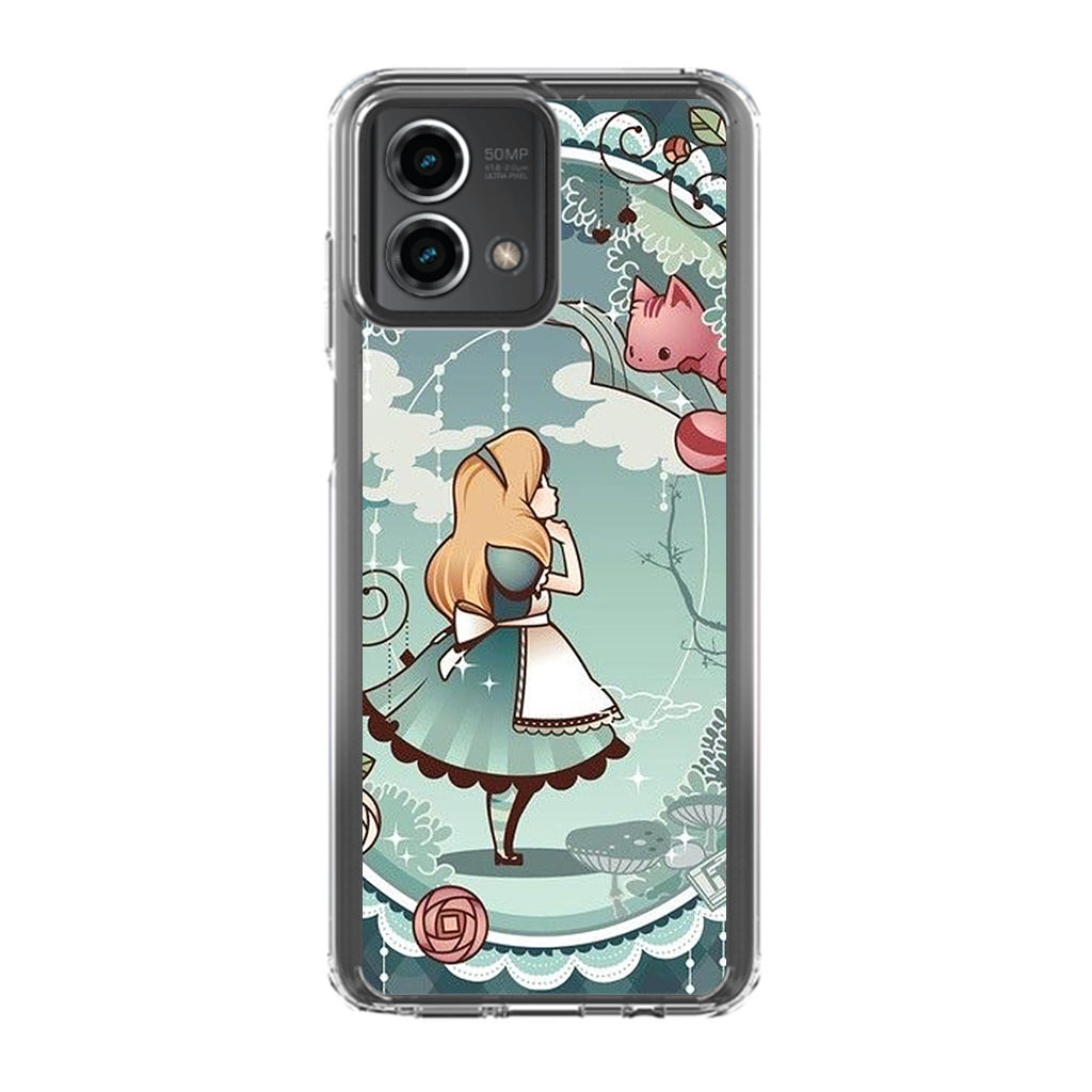 Alice And Cheshire Cat Poster Motorola Moto G Stylus 5G 2023 Case