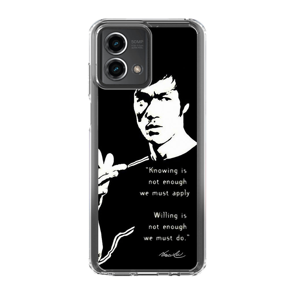 Bruce Lee Quotes Motorola Moto G Stylus 5G 2023 Case