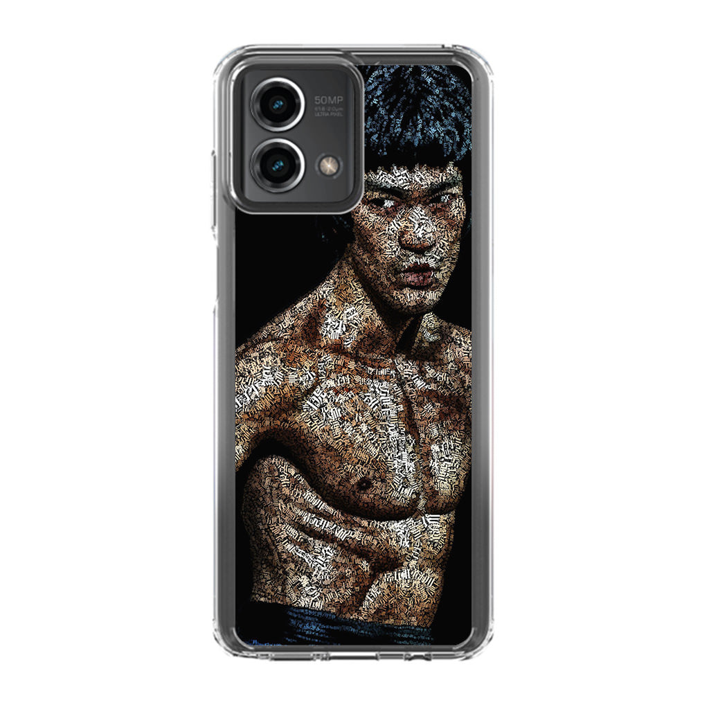 Bruce Lee Typograph Motorola Moto G Stylus 5G 2023 Case