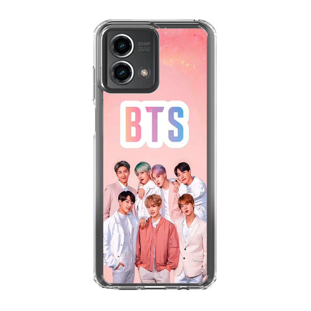 BTS Member in Pink Motorola Moto G Stylus 5G 2023 Case