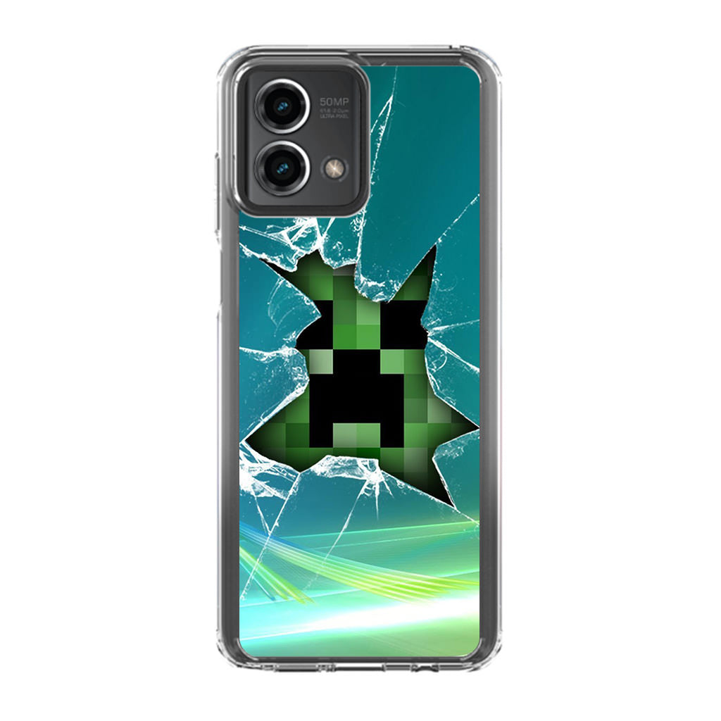 Creeper Glass Broken Green Motorola Moto G Stylus 5G 2023 Case