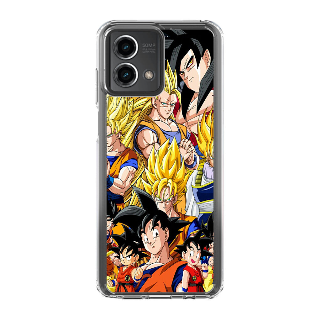 Dragon Ball Z Son Goku Transformation Motorola Moto G Stylus 5G 2023 Case