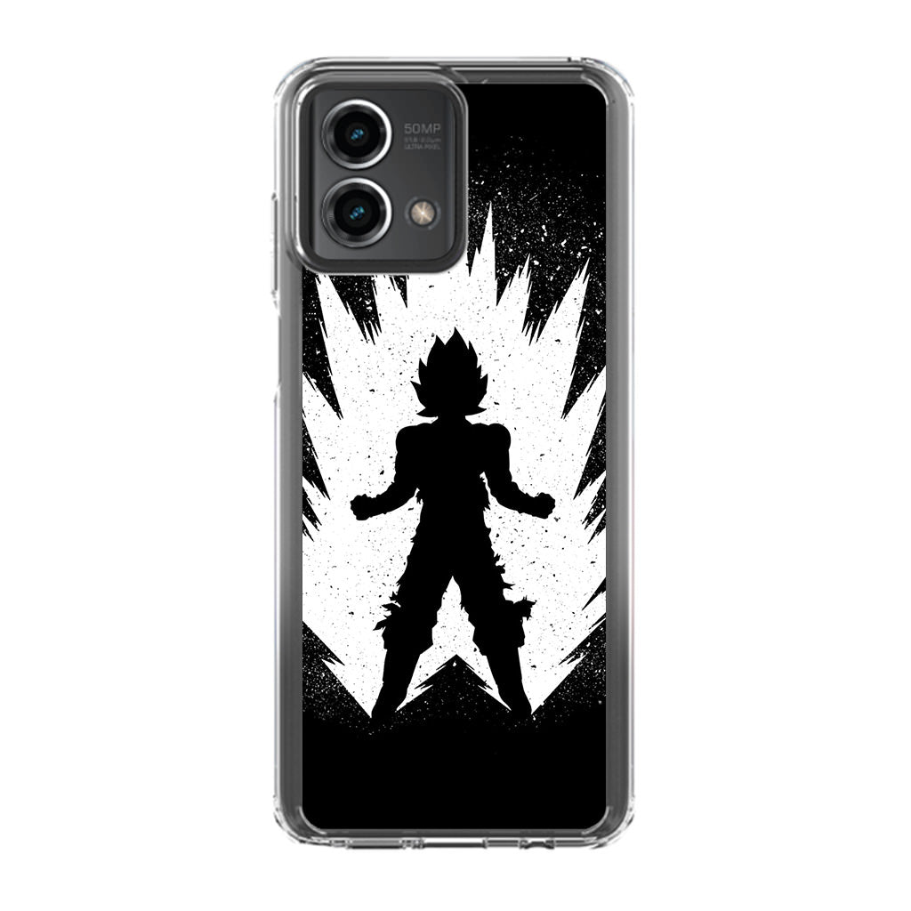 Goku Super Saiyan Black White Motorola Moto G Stylus 5G 2023 Case