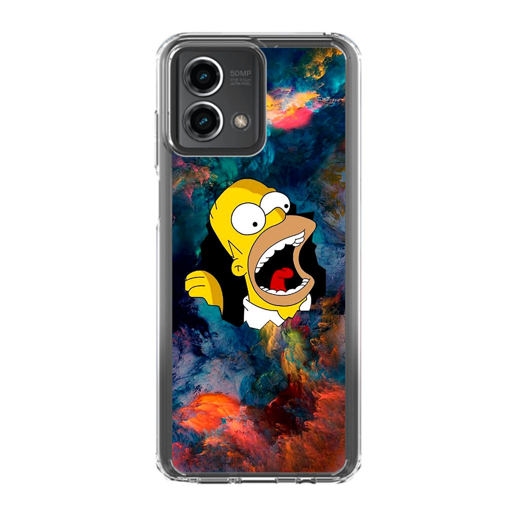 Homer Behind The Black Hole Motorola Moto G Stylus 5G 2023 Case