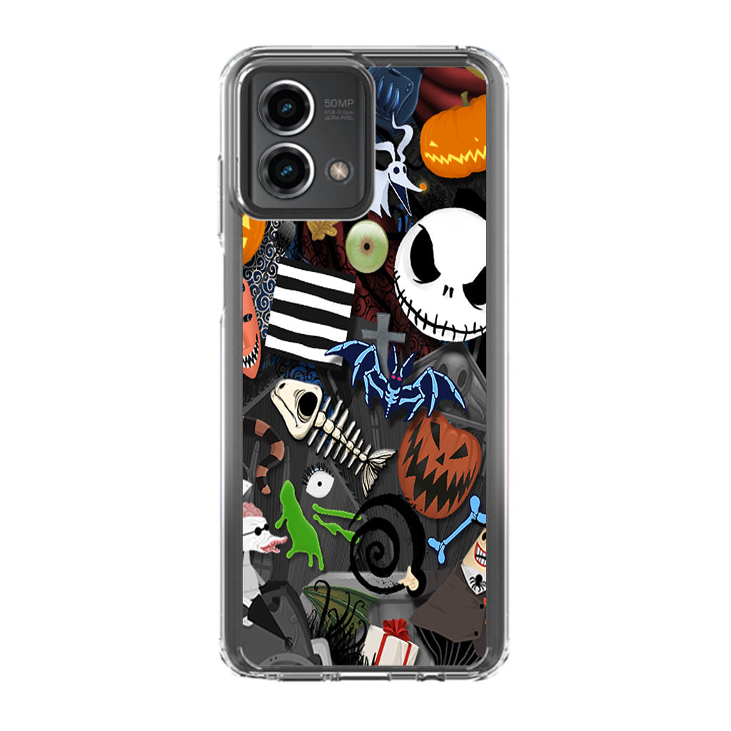 Nightmare Before Chrismast Collage Motorola Moto G Stylus 5G 2023 Case
