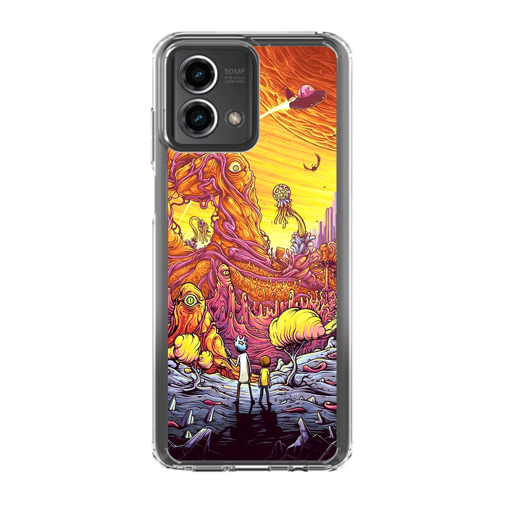 Rick And Morty Alien Planet Motorola Moto G Stylus 5G 2023 Case