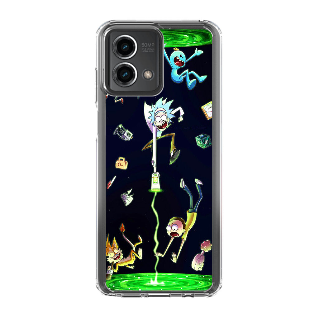 Rick And Morty Portal Fall Motorola Moto G Stylus 5G 2023 Case