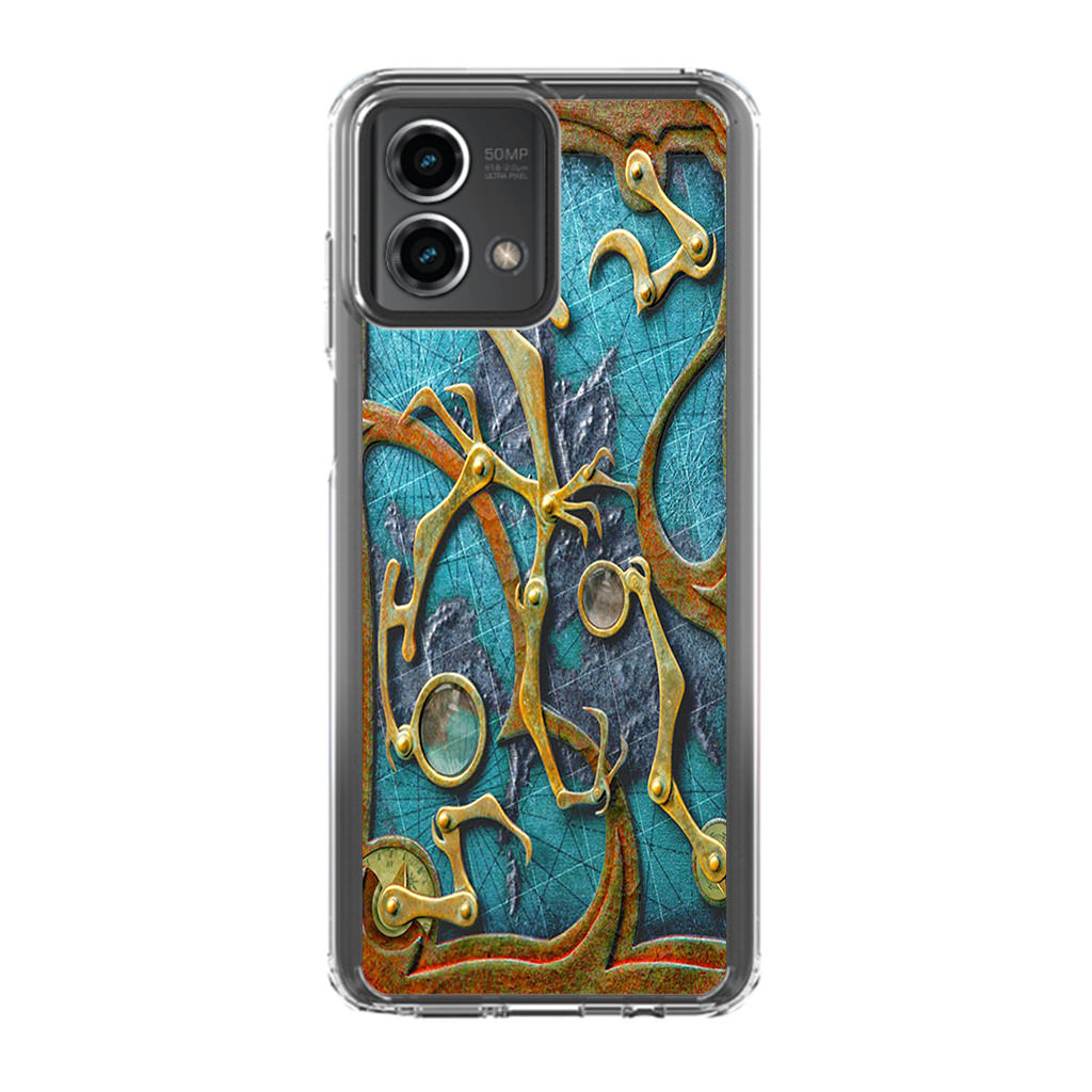 Steampunk Book Cover Motorola Moto G Stylus 5G 2023 Case