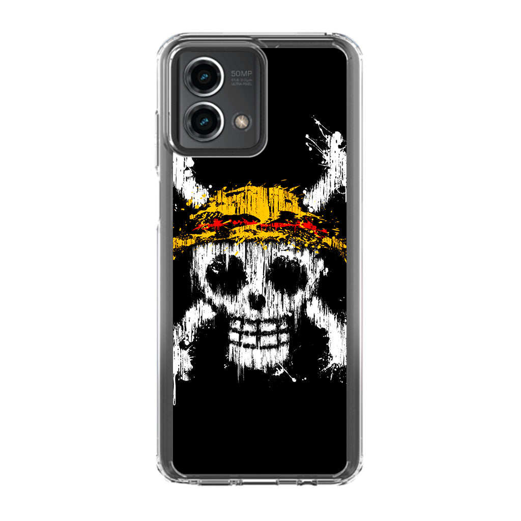 Straw Hat Pirate Logo Paint Motorola Moto G Stylus 5G 2023 Case