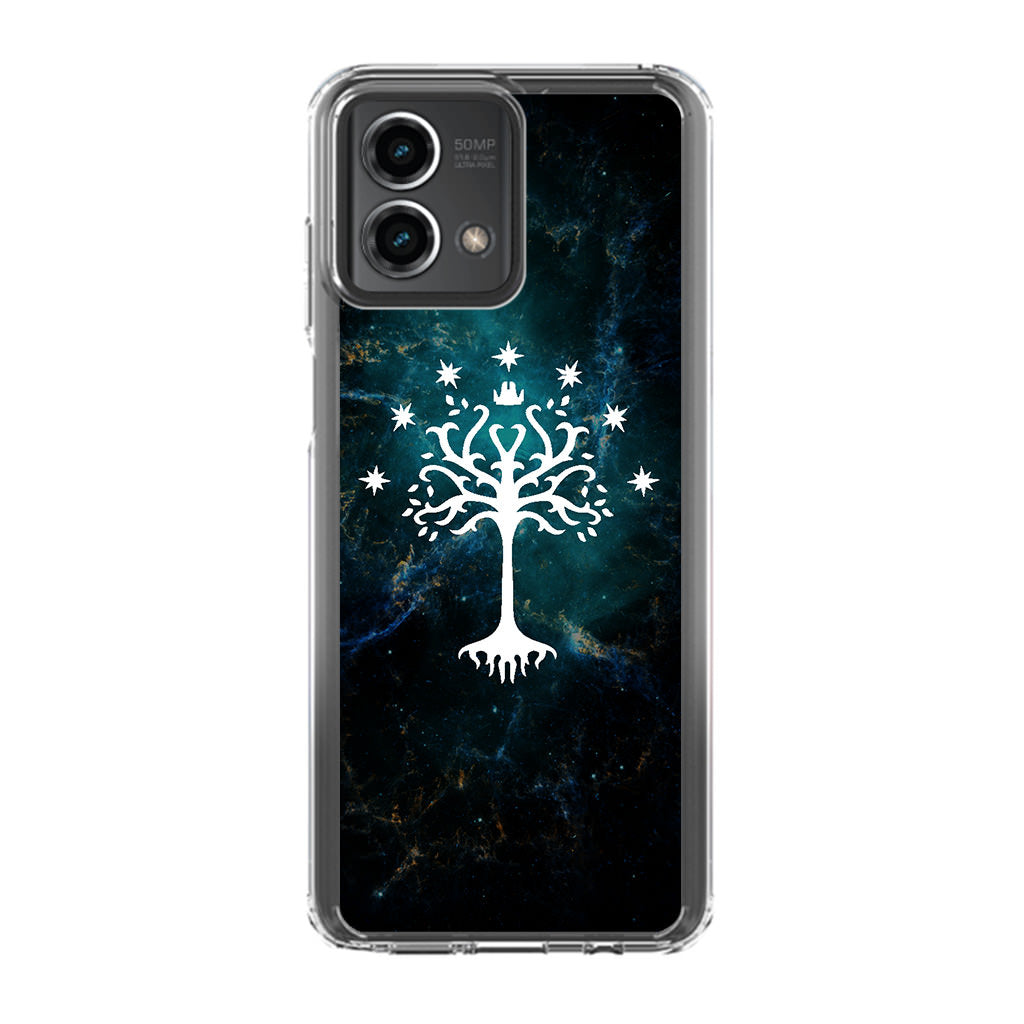 White Tree Of Gondor In Space Nebula Motorola Moto G Stylus 5G 2023 Case