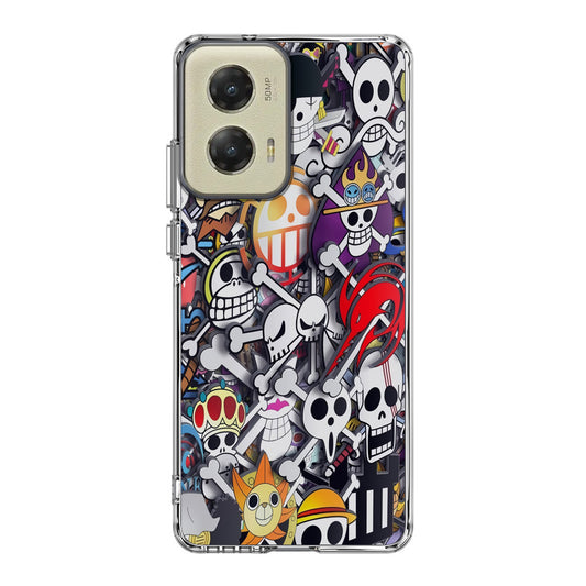 All Pirate Symbols One Piece Motorola Moto G Stylus 5G 2024 Case