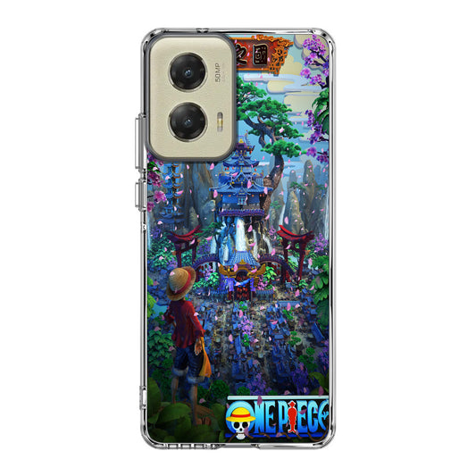 Flower Capital of Wano One Piece Motorola Moto G Stylus 5G 2024 Case