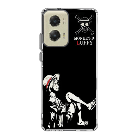 Monkey D Luffy Black And White Motorola Moto G Stylus 5G 2024 Case