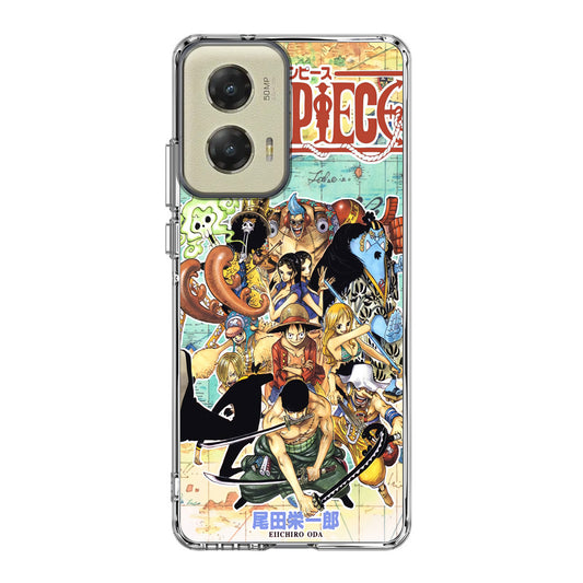 One Piece Comic Straw Hat Pirate Motorola Moto G Stylus 5G 2024 Case