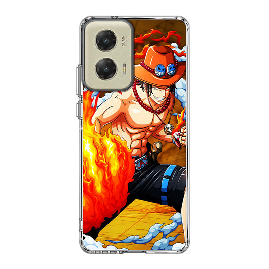 Portgas D Ace Hiken Motorola Moto G Stylus 5G 2024 Case