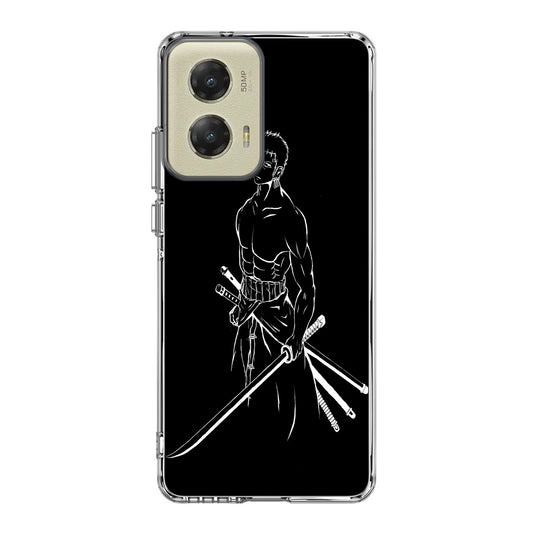 Roronoa Zoro Outlines Motorola Moto G Stylus 5G 2024 Case