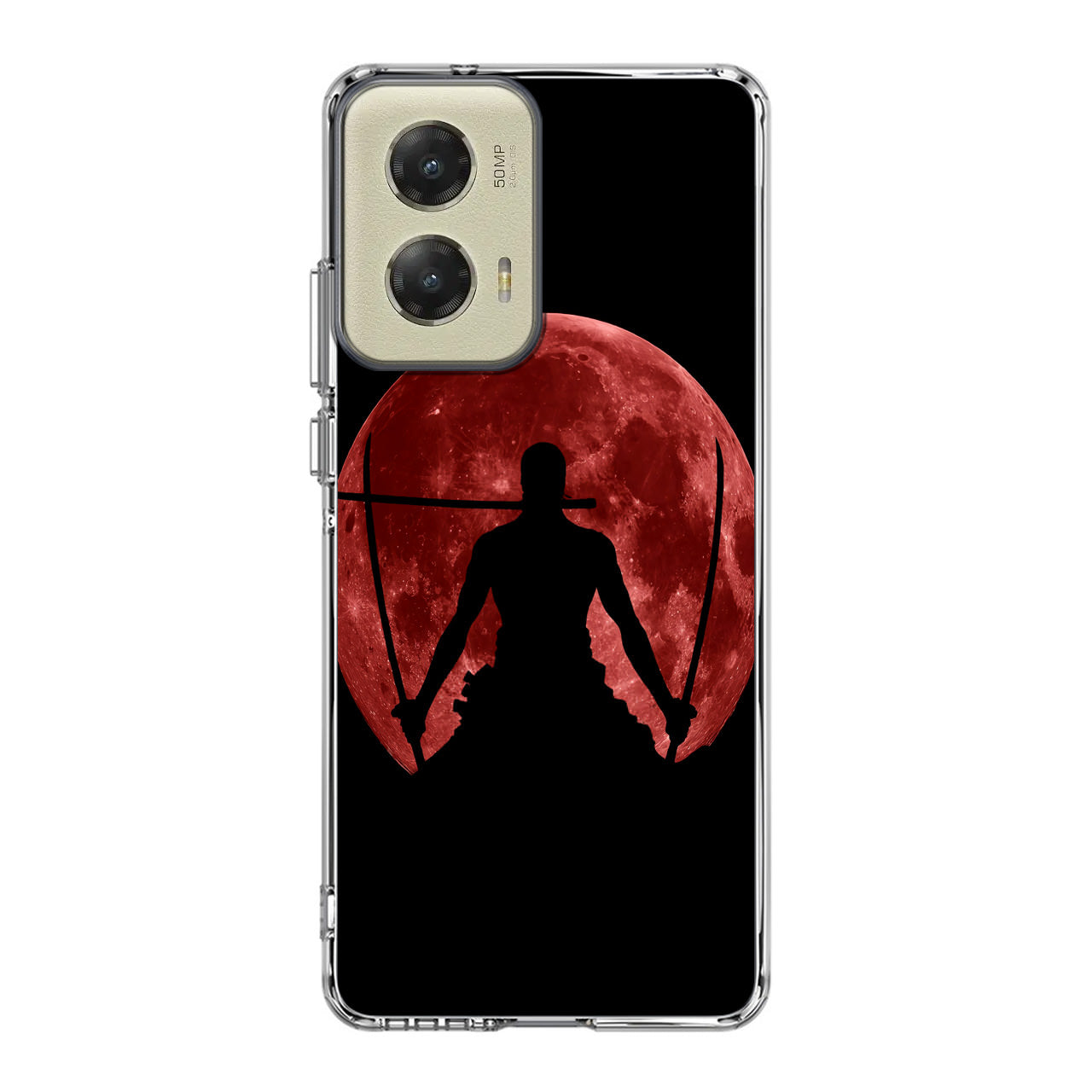 Silhouette Of Zoro In Santoryu Mode Motorola Moto G Stylus 5G 2024 Case
