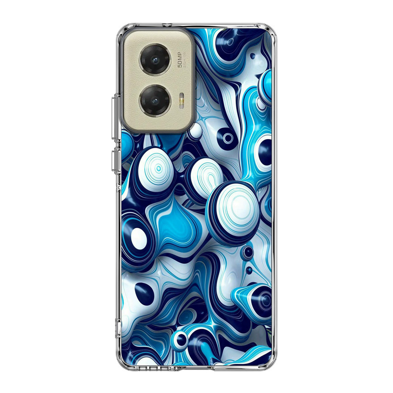 Abstract Art All Blue Motorola Moto G Stylus 5G 2024 Case