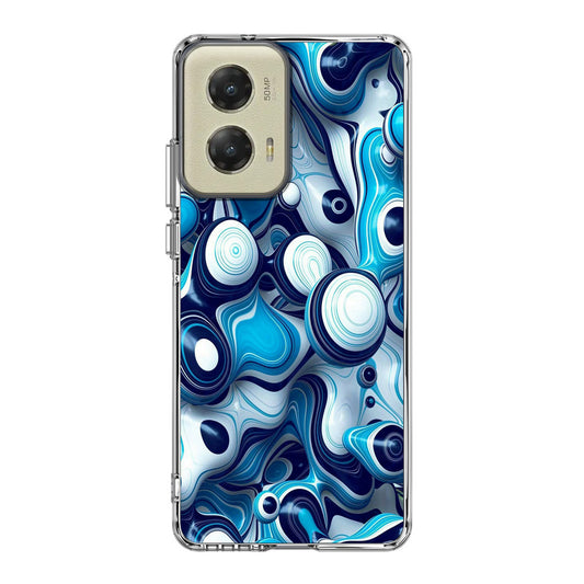Abstract Art All Blue Motorola Moto G Stylus 5G 2024 Case
