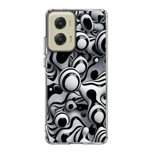 Abstract Art Black White Motorola Moto G Stylus 5G 2024 Case